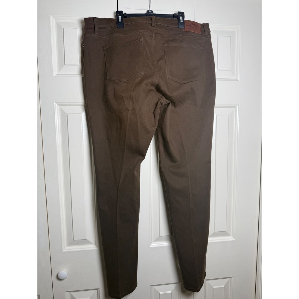 Lauren Ralph Lauren Brown Slim Leg Jeans Womens 16W Cotton Blend Stretch Pants - Picture 10 of 10